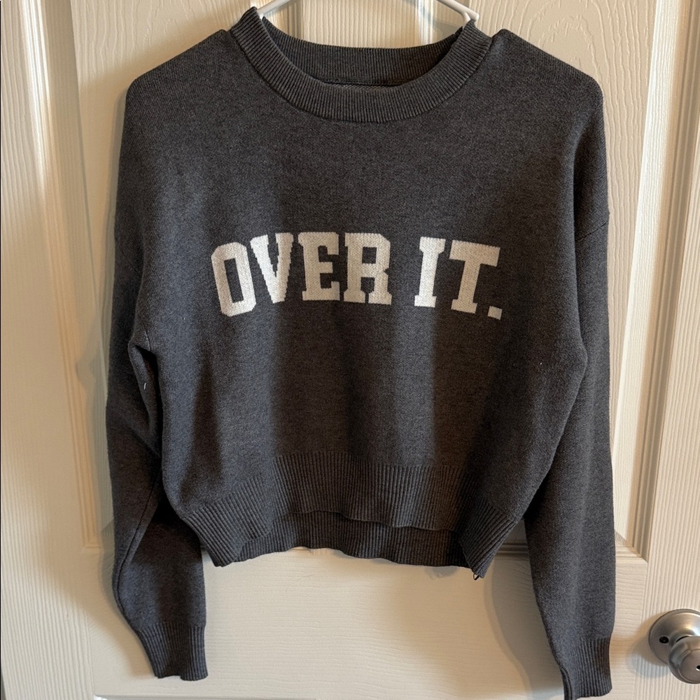 SO Gray Sweater with White Text